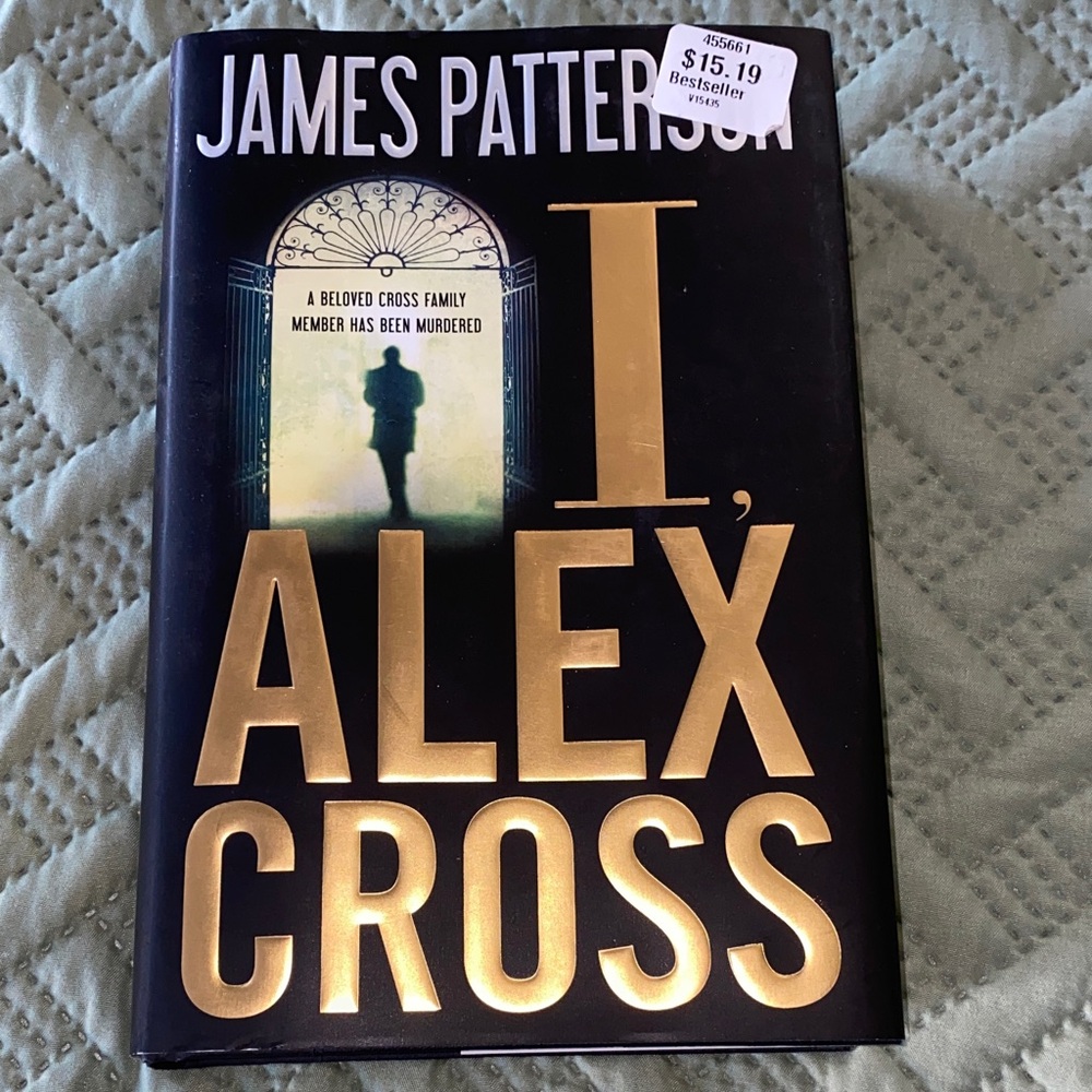James Patterson 'I, Alex Cross' Hardcover Book